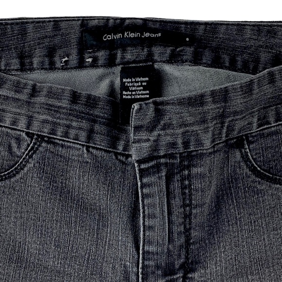 💥$45 TODAY ONLY!💥 CK Calvin Klein Jeans Skinny Gray Straight Leg Jeans/Jeggings - Picture 10 of 12